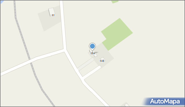 Skowronno Dolne, Skowronno Dolne, 69A, mapa Skowronno Dolne