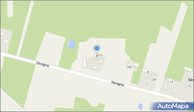 Skrajne, Skrajne, 16, mapa Skrajne