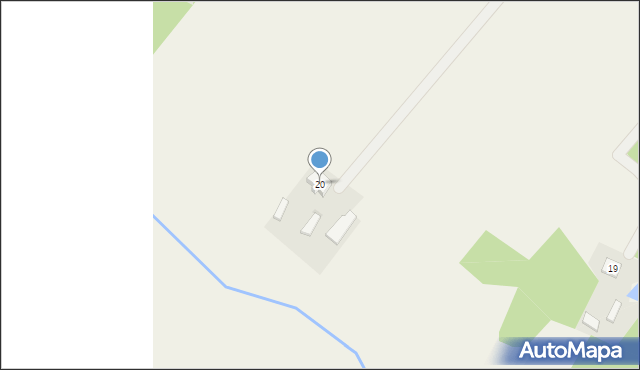 Skrajne, Skrajne, 20, mapa Skrajne