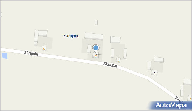 Skrajnia, Skrajnia, 6, mapa Skrajnia