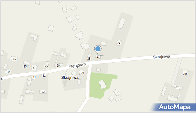 Skrajniwa, Skrajniwa, 27, mapa Skrajniwa