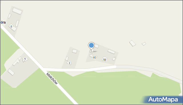 Skrajniwa, Skrajniwa, 2a, mapa Skrajniwa