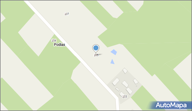 Skrobaczów, Skrobaczów, 105, mapa Skrobaczów