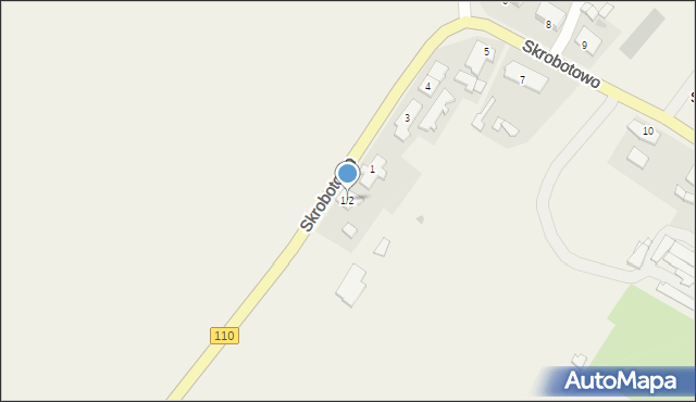 Skrobotowo, Skrobotowo, 1/2, mapa Skrobotowo
