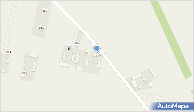 Skrobów, Skrobów, 83, mapa Skrobów