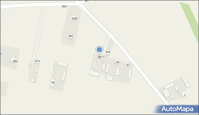Skrobów, Skrobów, 85, mapa Skrobów