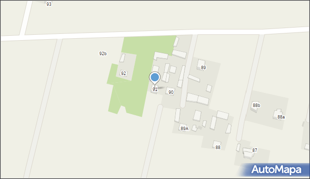 Skrobów, Skrobów, 91, mapa Skrobów