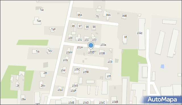 Skrobów-Kolonia, Skrobów-Kolonia, 103D, mapa Skrobów-Kolonia