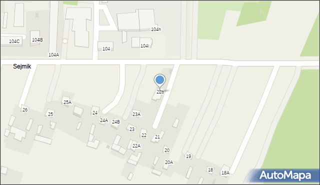 Skrobów-Kolonia, Skrobów-Kolonia, 22b, mapa Skrobów-Kolonia