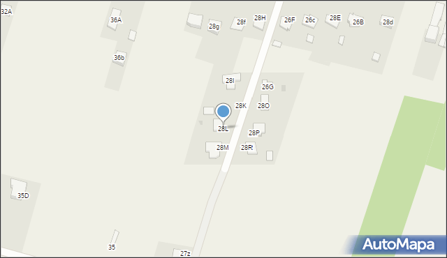Skrobów-Kolonia, Skrobów-Kolonia, 28L, mapa Skrobów-Kolonia