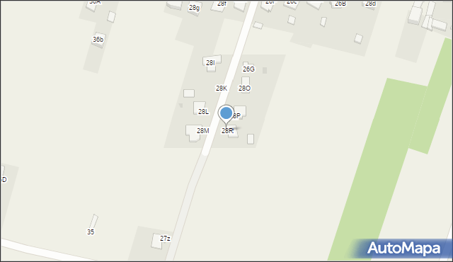 Skrobów-Kolonia, Skrobów-Kolonia, 28R, mapa Skrobów-Kolonia