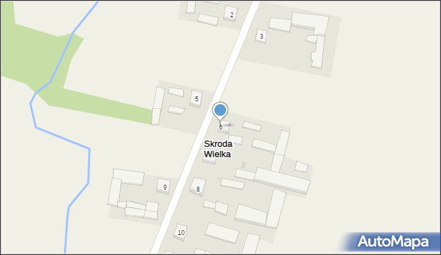 Skroda Wielka, Skroda Wielka, 6, mapa Skroda Wielka