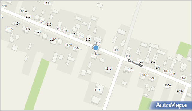 Skroniów, Skroniów, 113b, mapa Skroniów