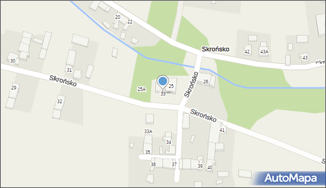 Skrońsko, Skrońsko, 33, mapa Skrońsko