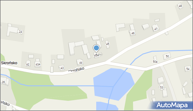 Skrońsko, Skrońsko, 45A, mapa Skrońsko