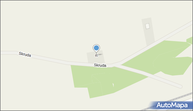 Skruda, Skruda, 60, mapa Skruda