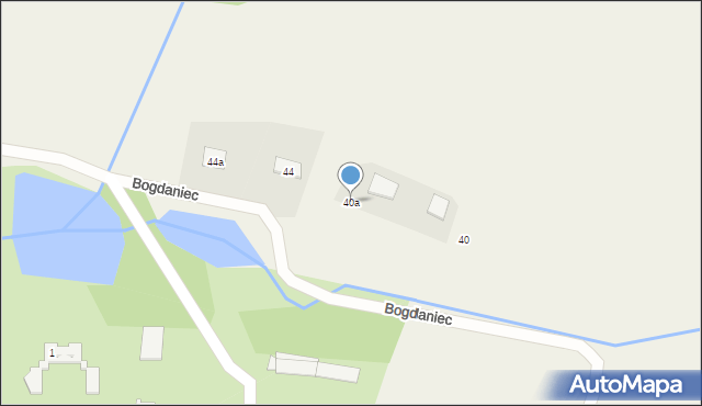 Skrybicze, Skrybicze, 40a, mapa Skrybicze