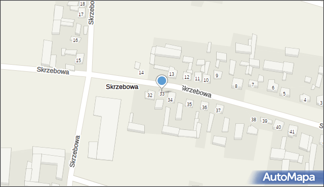 Skrzebowa, Skrzebowa, 33, mapa Skrzebowa