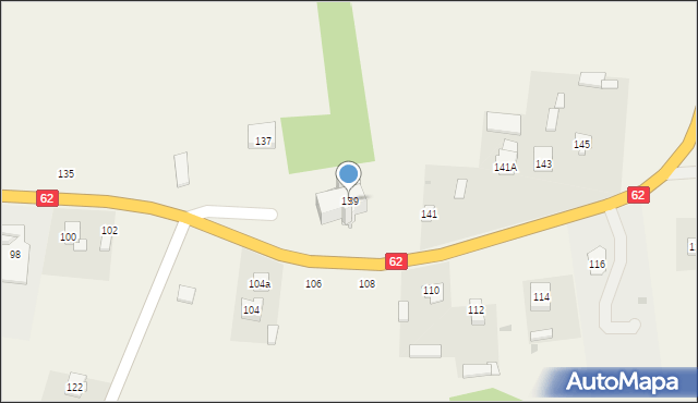 Skrzeszew, Skrzeszew, 139, mapa Skrzeszew