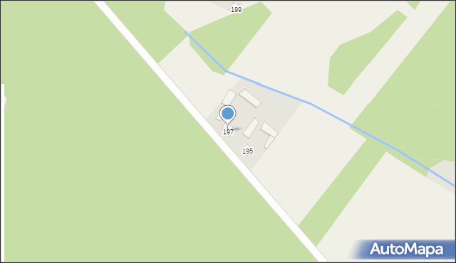 Skrzeszew, Skrzeszew, 197, mapa Skrzeszew