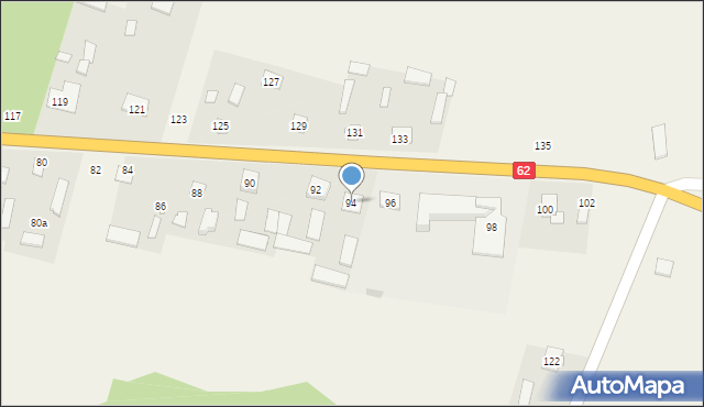 Skrzeszew, Skrzeszew, 94, mapa Skrzeszew