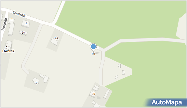 Skrzeszewo, Skrzeszewo, 9d, mapa Skrzeszewo