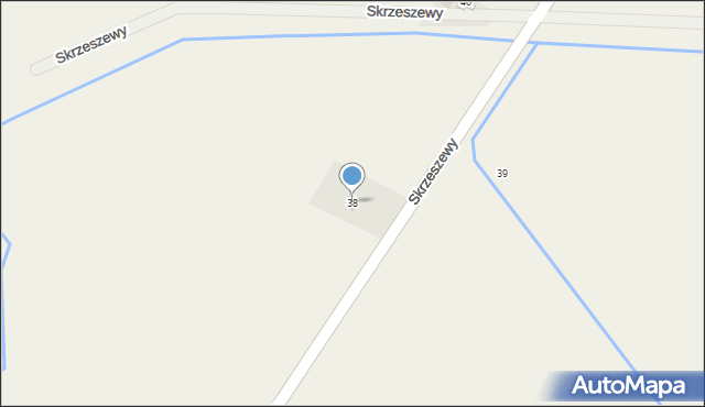 Skrzeszewy, Skrzeszewy, 38, mapa Skrzeszewy