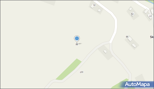 Skrzętla-Rojówka, Skrzętla-Rojówka, 99, mapa Skrzętla-Rojówka