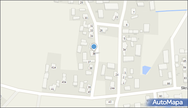 Skrzetusz, Skrzetusz, 36, mapa Skrzetusz