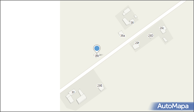 Skrzetuszewo, Skrzetuszewo, 36c, mapa Skrzetuszewo