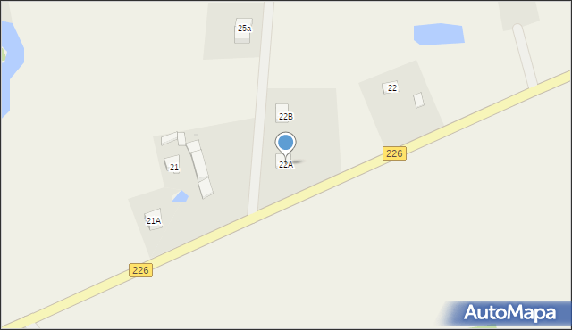 Skrzydłowo, Skrzydłowo, 22A, mapa Skrzydłowo