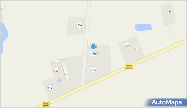 Skrzydłowo, Skrzydłowo, 22B, mapa Skrzydłowo