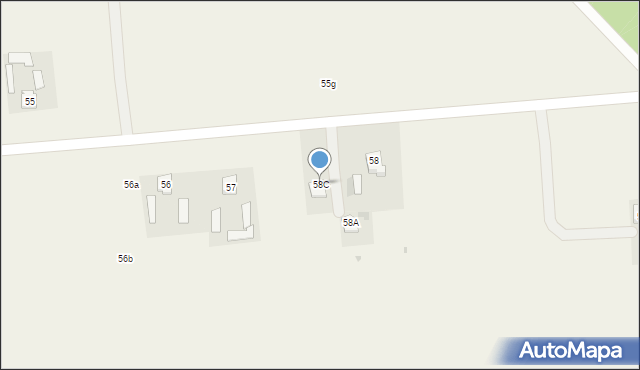 Skrzynice Drugie, Skrzynice Drugie, 58C, mapa Skrzynice Drugie