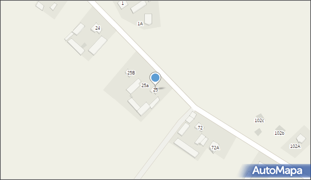 Skrzynice-Kolonia, Skrzynice-Kolonia, 25, mapa Skrzynice-Kolonia