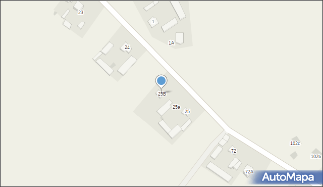 Skrzynice-Kolonia, Skrzynice-Kolonia, 25B, mapa Skrzynice-Kolonia