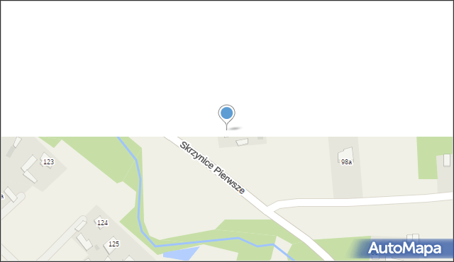 Skrzynice Pierwsze, Skrzynice Pierwsze, 98, mapa Skrzynice Pierwsze