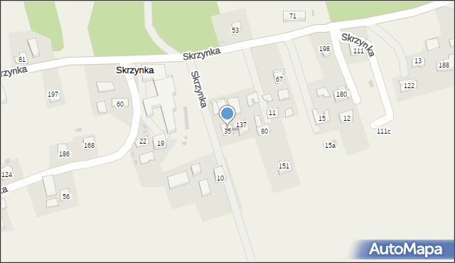 Skrzynka, Skrzynka, 35, mapa Skrzynka