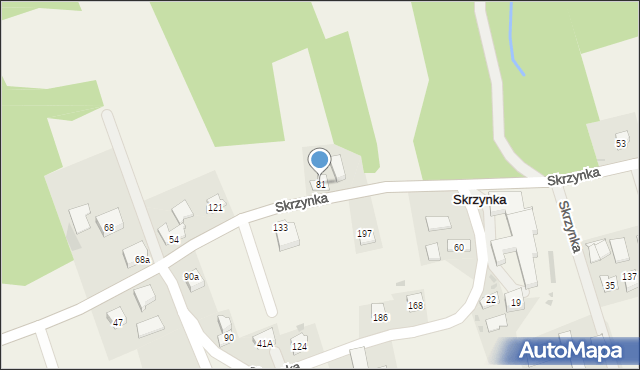 Skrzynka, Skrzynka, 81, mapa Skrzynka