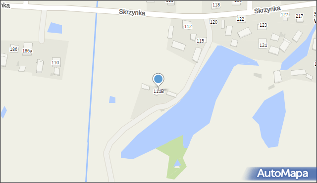 Skrzynka, Skrzynka, 114B, mapa Skrzynka