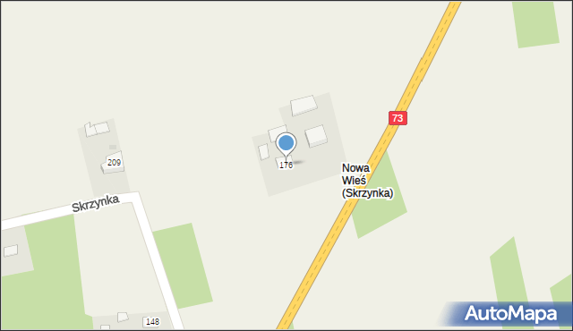 Skrzynka, Skrzynka, 176, mapa Skrzynka