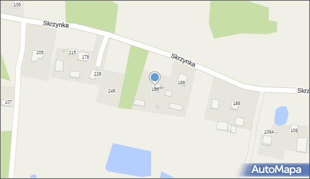 Skrzynka, Skrzynka, 196, mapa Skrzynka