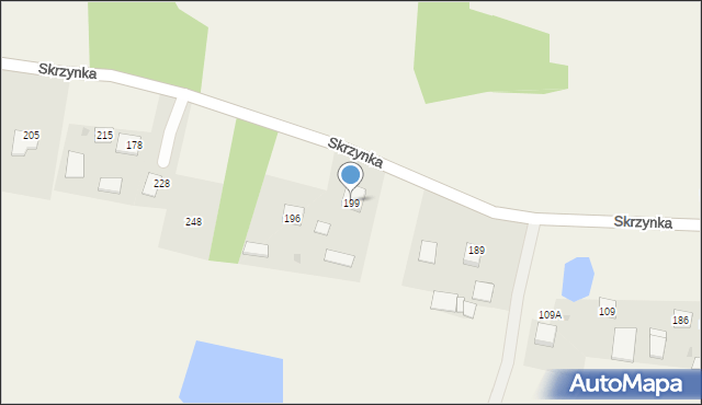 Skrzynka, Skrzynka, 199, mapa Skrzynka