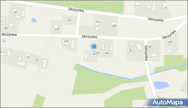 Skrzynka, Skrzynka, 21, mapa Skrzynka