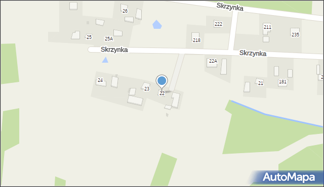 Skrzynka, Skrzynka, 22, mapa Skrzynka