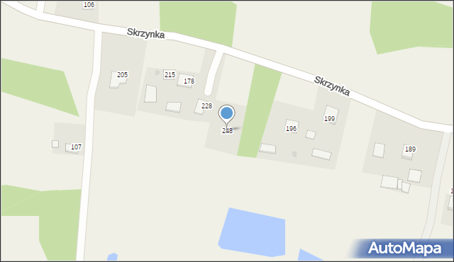 Skrzynka, Skrzynka, 248, mapa Skrzynka