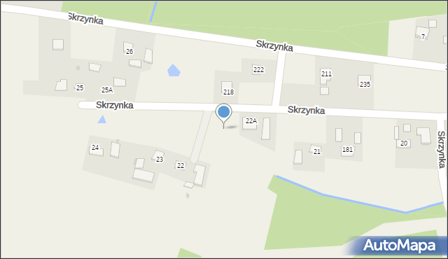 Skrzynka, Skrzynka, 253, mapa Skrzynka