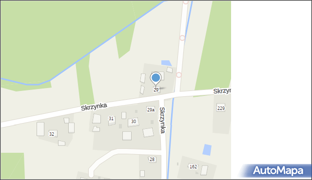 Skrzynka, Skrzynka, 29, mapa Skrzynka