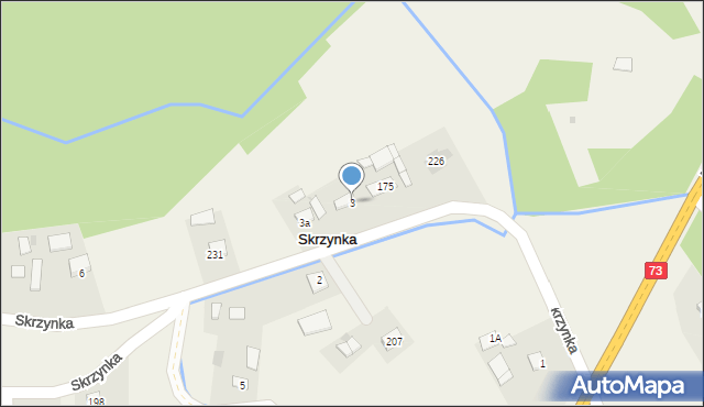 Skrzynka, Skrzynka, 3, mapa Skrzynka