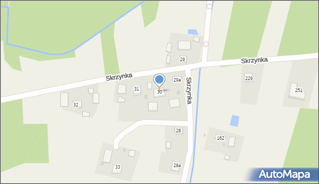 Skrzynka, Skrzynka, 30, mapa Skrzynka
