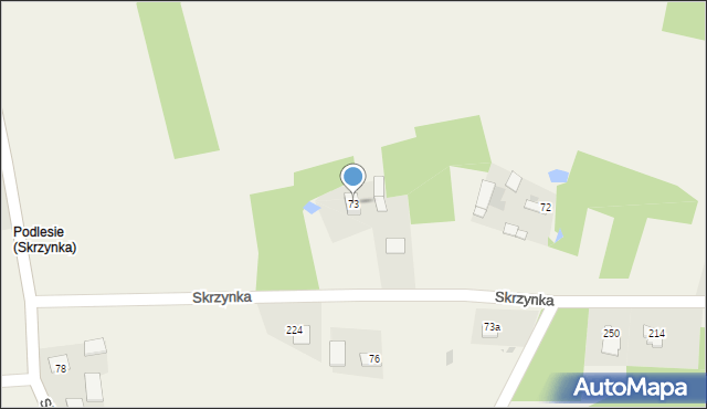 Skrzynka, Skrzynka, 73, mapa Skrzynka